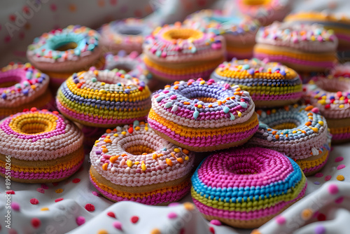 Crochet doughnuts