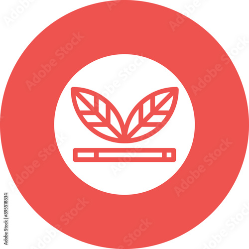 Tobacco icon vector image. Can be used for Smoking.
