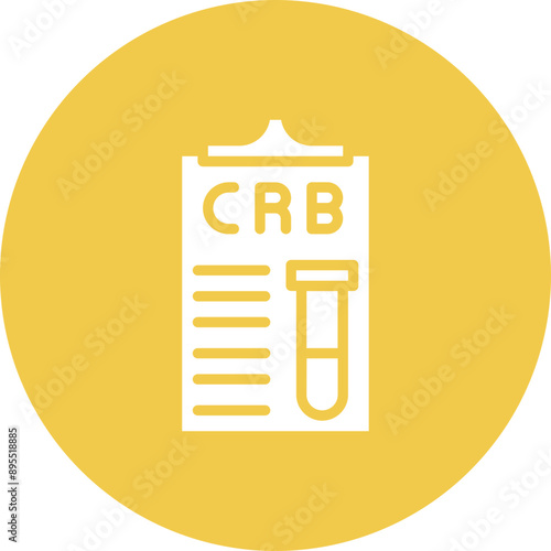 C Reactive Protein icon vector image. Can be used for Medical Tests.