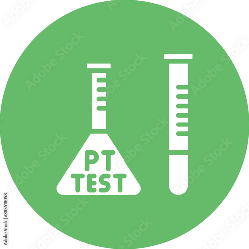 Prothrombin Time icon vector image. Can be used for Medical Tests.