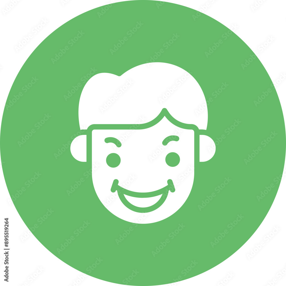 Enthusiastic icon vector image. Can be used for Human Emotions. Enthusiastic icon vector image. Can be used for Human Emotions.