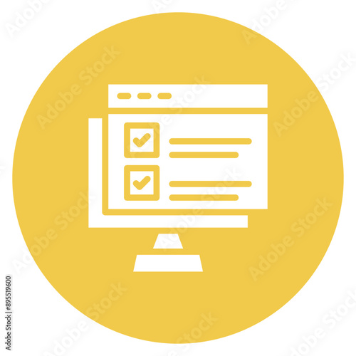 Feature Selection icon vector image. Can be used for Data Science.