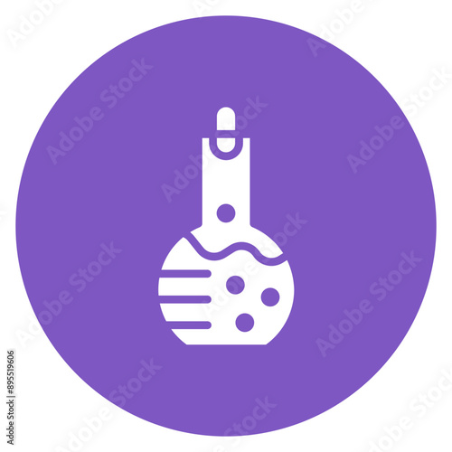 Flask icon vector image. Can be used for Data Science.