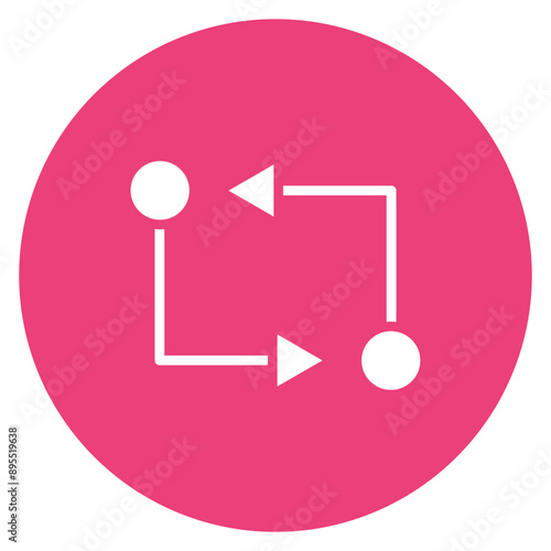 Git icon vector image. Can be used for Data Science.