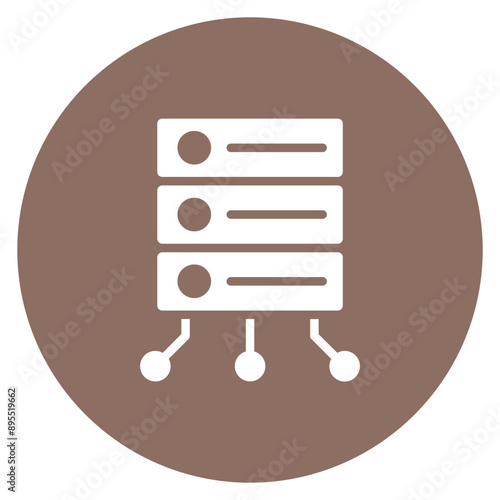 Hadoop icon vector image. Can be used for Data Science.