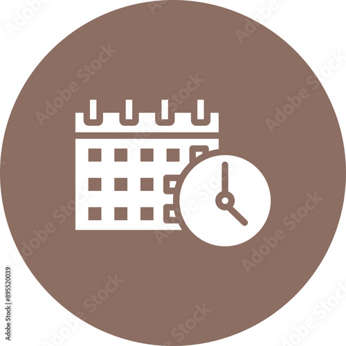 Deadline icon vector image. Can be used for Burnout.