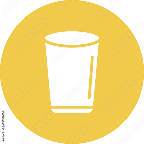Empty Cup icon vector image. Can be used for Burnout.