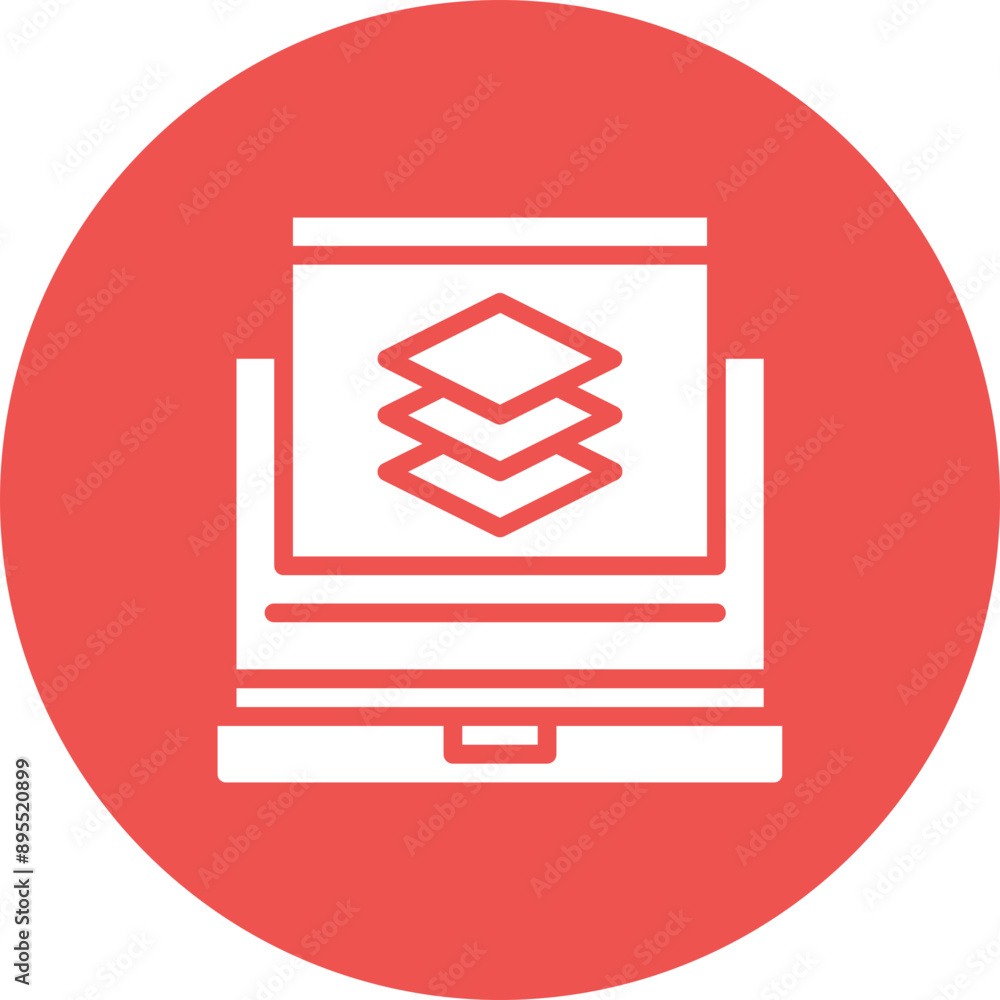 Slicer icon vector image. Can be used for 3d Printing. Slicer icon vector image. Can be used for 3d Printing.