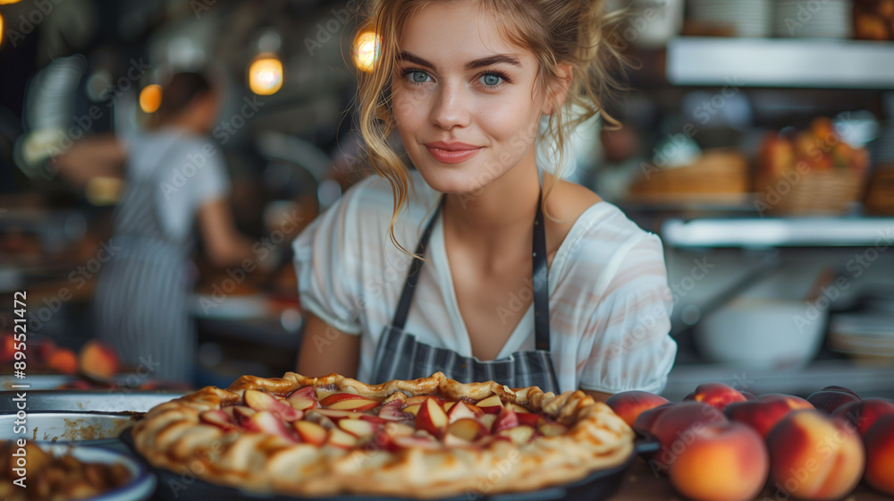 Charming Baker with Fresh Apple Pie Charming Baker with Fresh Apple Pie
