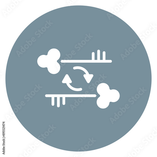 Key duplication icon vector image. Can be used for Locksmith.