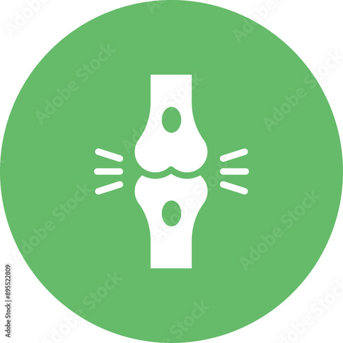 Bursitis icon vector image. Can be used for Body Ache.