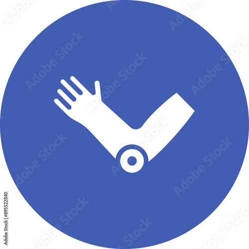 Elbow Pain icon vector image. Can be used for Body Ache.