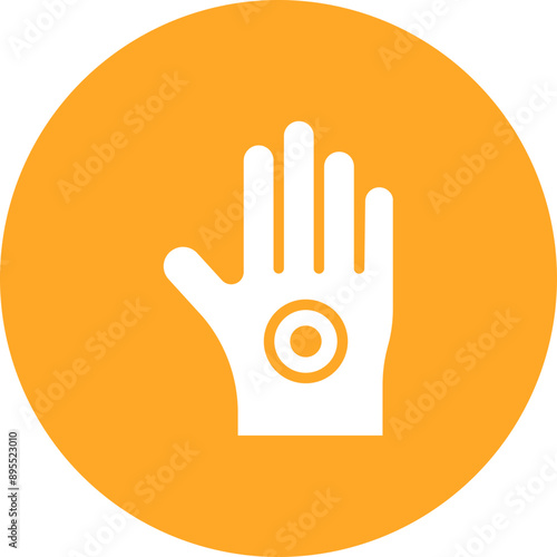 Hand Pain icon vector image. Can be used for Body Ache.