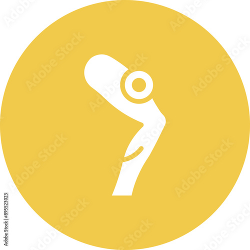 Hip Pain icon vector image. Can be used for Body Ache.