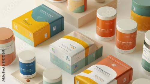 Wallpaper Mural Dynamic packaging design session for a new supplement range Torontodigital.ca