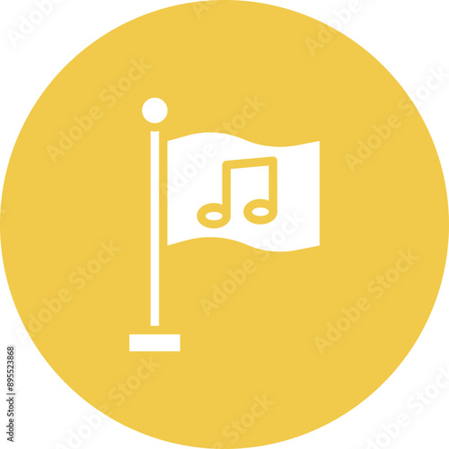 Rock Anthem icon vector image. Can be used for Rock and Roll.