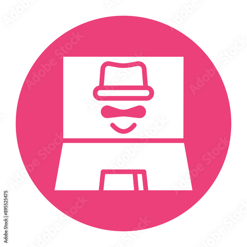 Hacker icon vector image. Can be used for Information Security.