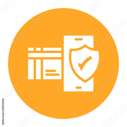 Secure gateway icon vector image. Can be used for Information Security.