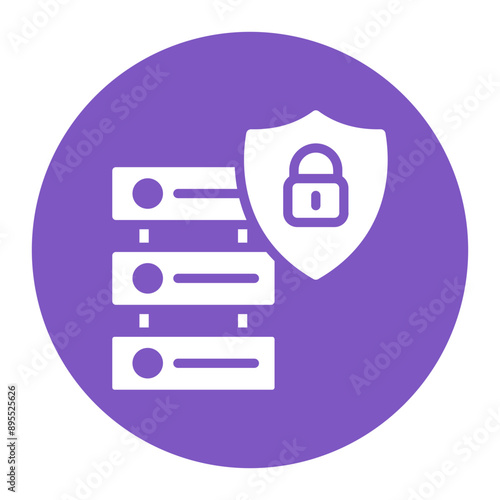 Secure server icon vector image. Can be used for Information Security.