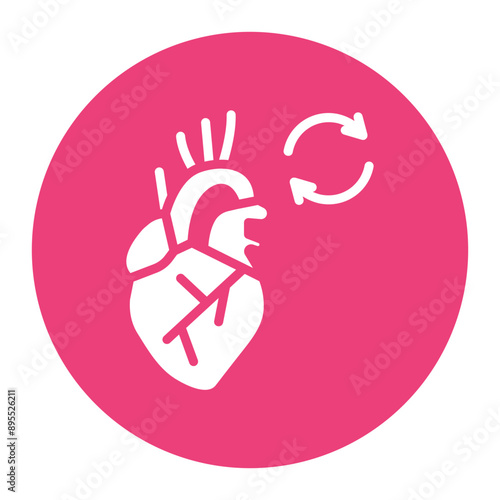 Heart Transplant icon vector image. Can be used for Psychiatric Hospitals.