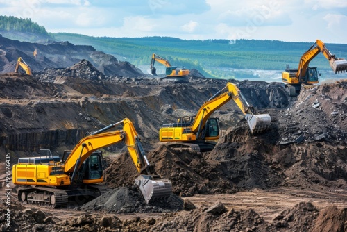 Earthmoving with modern techniques for reclamation involves large-scale, organized operations to restore and repurpose land.