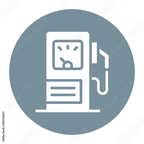Gas Pump icon vector image. Can be used for Oil And Gas.