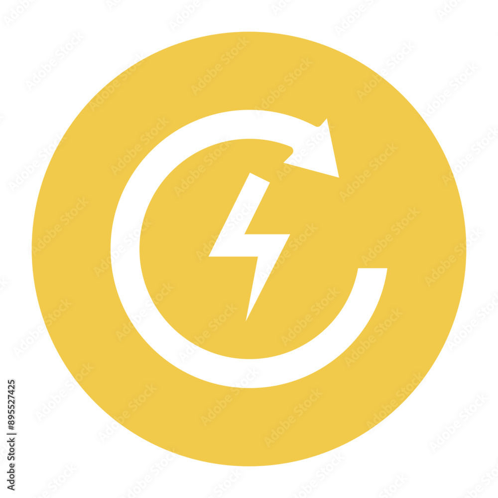 Renewable Energy icon vector image. Can be used for Eco Development. Renewable Energy icon vector image. Can be used for Eco Development.