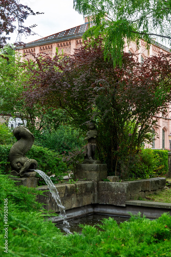 Impressionen aus Zittau, kleiner Park am Kulturhistorischen Museum Franziskanerkloster 2 photo