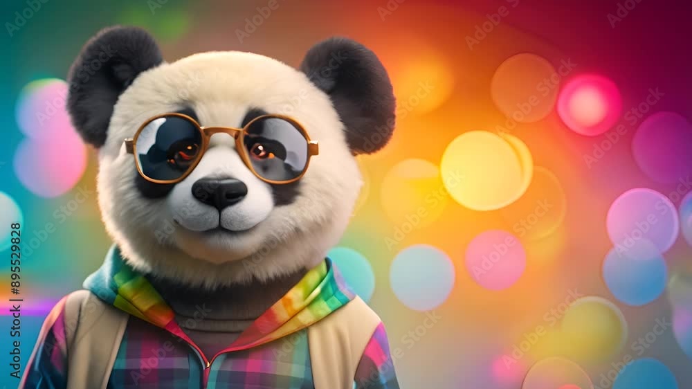 Cool Panda in Sunglasses. Cool Panda in Sunglasses.