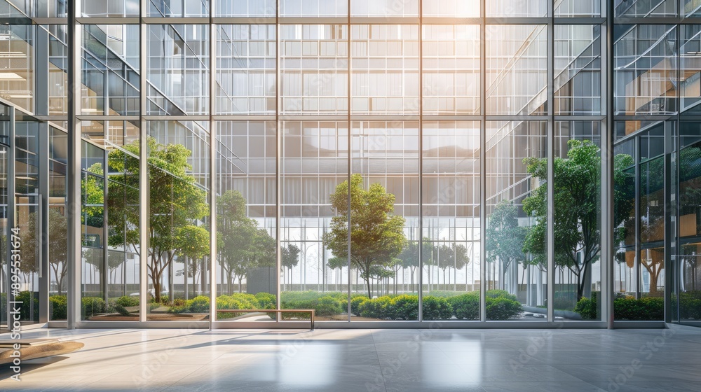 Obraz premium Urban Architecture Office of Building Business District