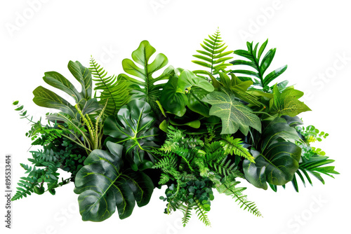 Lush Green Tropical Foliage Arrangement