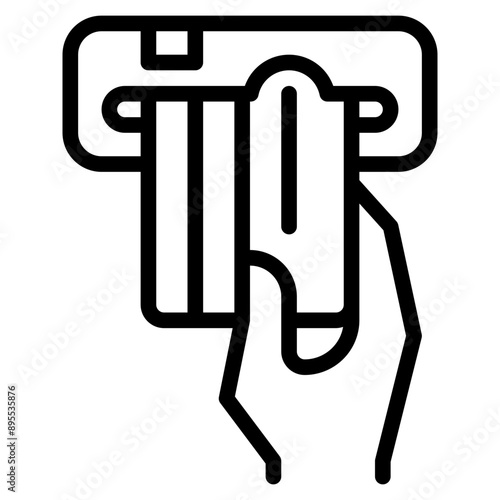 atm outline icon