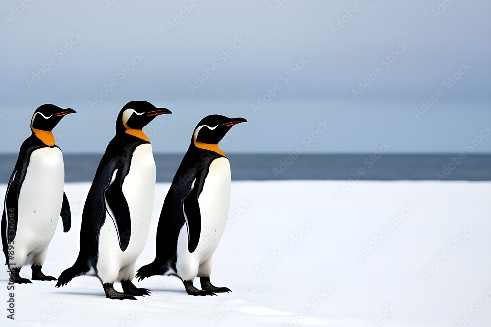 Fototapeta premium Birds: From Doves to Penguins, Diverse Avian Species