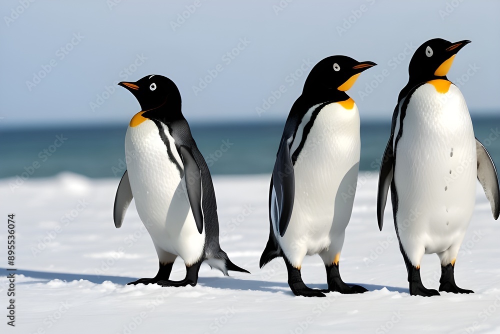 Fototapeta premium Birds: From Doves to Penguins, Diverse Avian Species