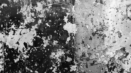 Wallpaper Mural The Timeless Duo: Black and White Grunge Texture Torontodigital.ca