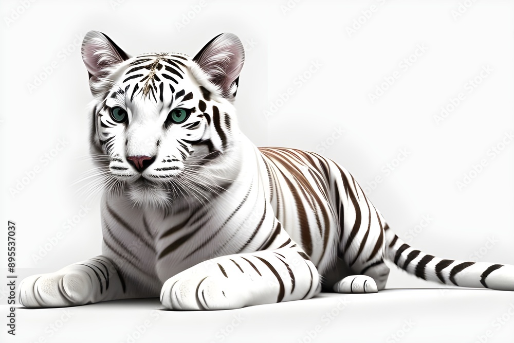 Obraz premium Bengal Tiger: The Majestic Predator of the Indian Subcontinent