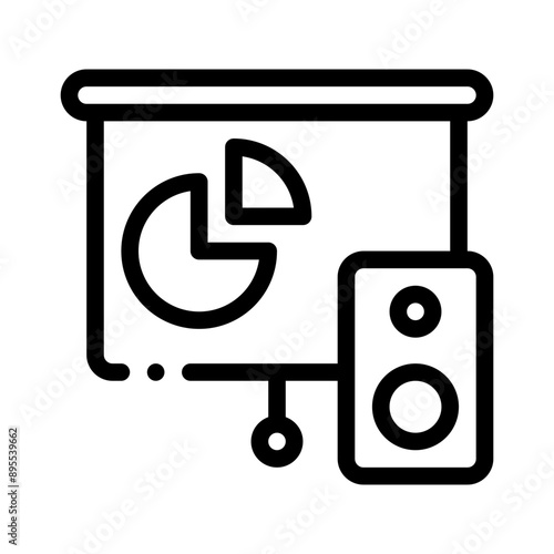 speakerphone line icon