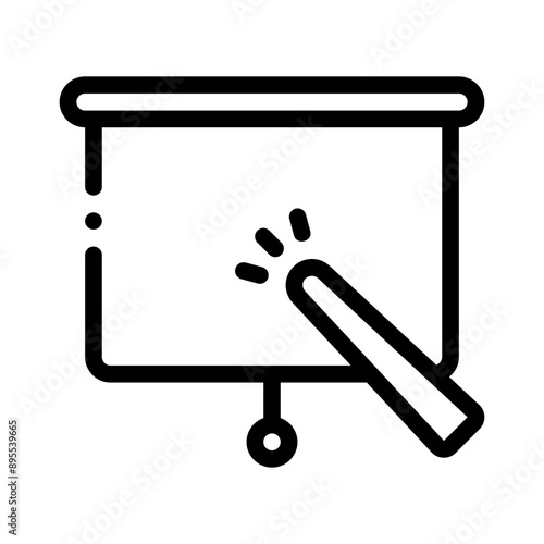 pointer line icon