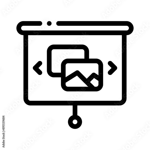 slides line icon