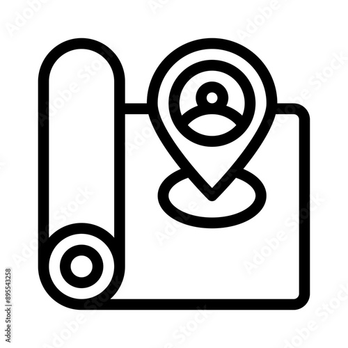 map line icon