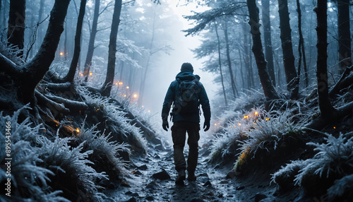 Frost Forest Forgotten in Rainy Winter: The Pathfinder's Odyssey Engulfed in Landslide