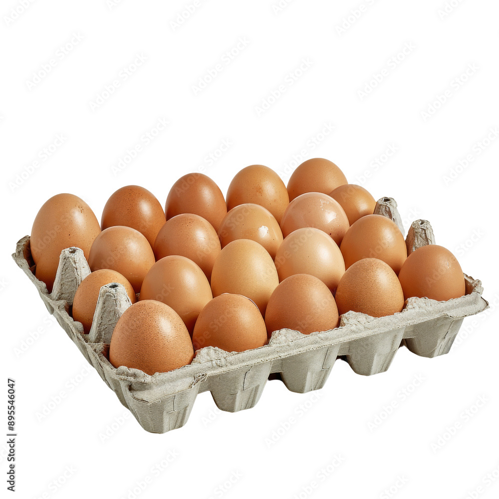 Carton of Multiple Brown Eggs in Rows PNG Transparency Carton of Multiple Brown Eggs in Rows PNG Transparency