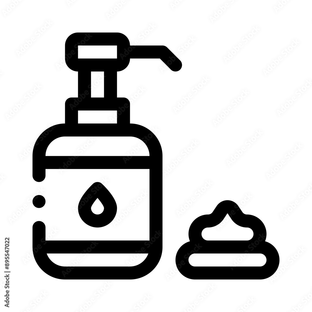 shower line icon shower line icon