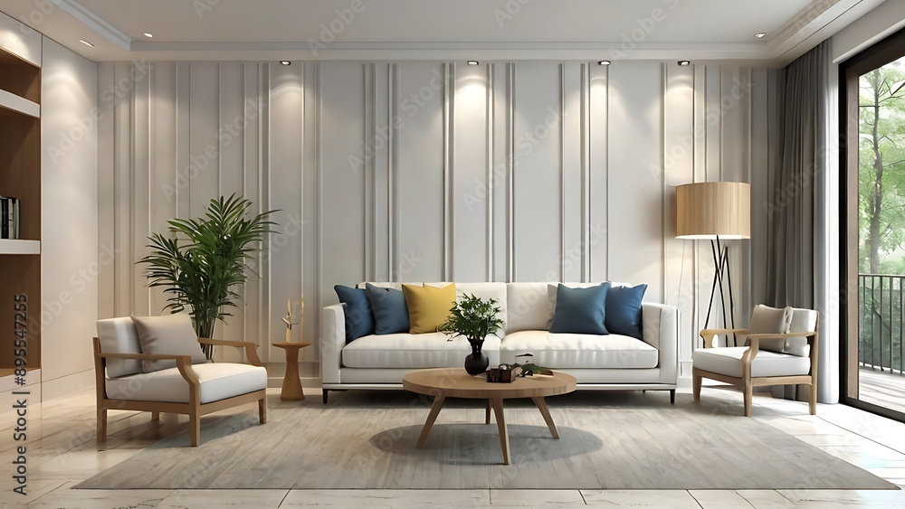 Fototapeta premium modern living room