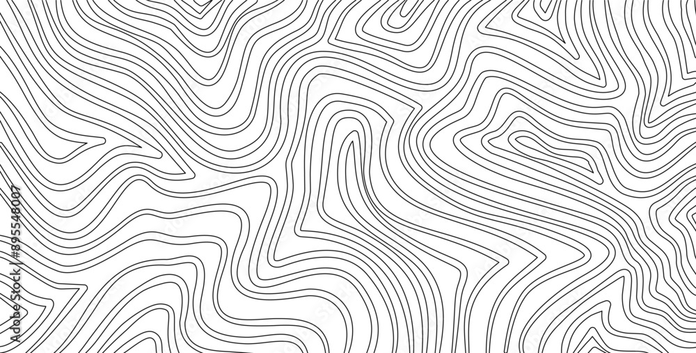 Obraz premium abstract wavy background. topographic contour background. contour lines background. Topographic map contour background.