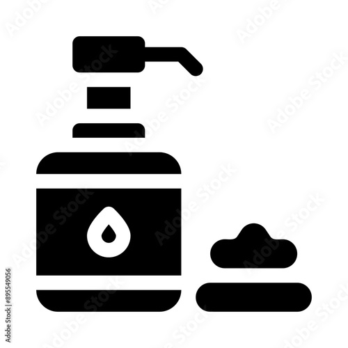 shower glyph icon