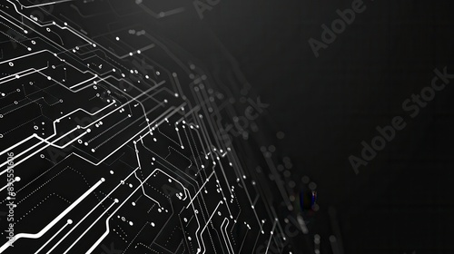 Abstract Circuit Board Backgorund Design.