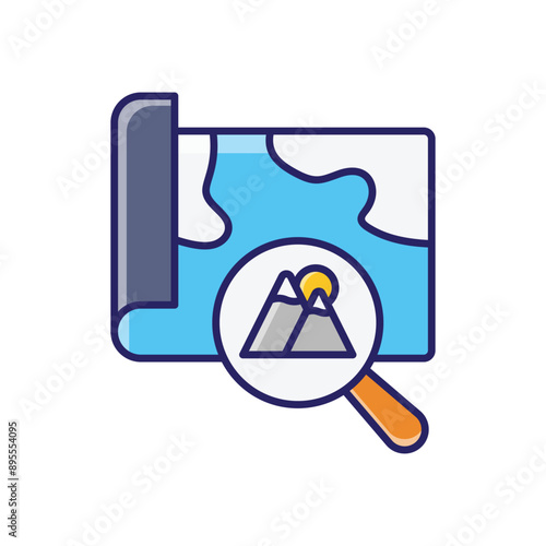 Tourist Attractions vector icon