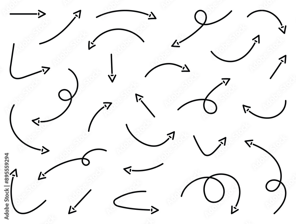 Set of Arrow New Model Head Vectors Design Set of Arrow New Model Head Vectors Design