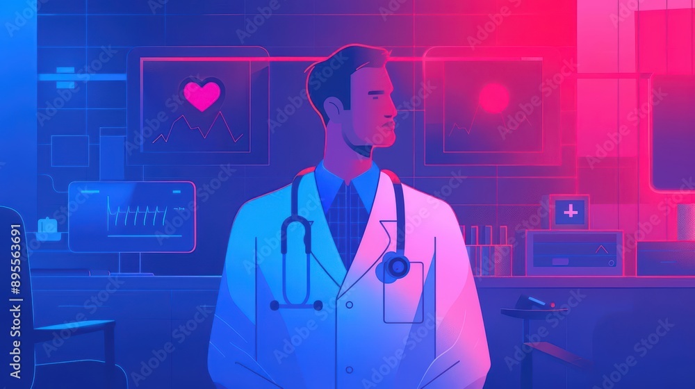 Patientcentered care is illustrated with radiant interactions between patients and healthcare providers in an ultramodern, supernatural scene banner with copy space Patientcentered care is illustrated with radiant interactions between patients and healthcare providers in an ultramodern, supernatural scene banner with copy space